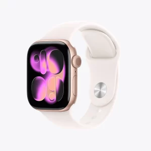 Apple Watch Series 11 42mm - Розовое золото (ремень Светло-розовый) S/M