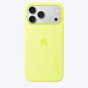 Чехол силиконовый Apple для iPhone 17 Pro Max - Неоновый желтый