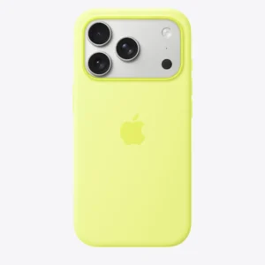 Чехол силиконовый Apple для iPhone 17 Pro - Неоновый желтый